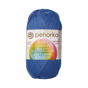 Детский хлопок (100% мерсеризованный хлопок) 100гр. 330м №026 василёк