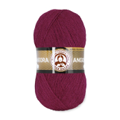 Angora (80% акрил + 10% меринос + 10% мохер) 100гр. 550м. №103 Брусничный