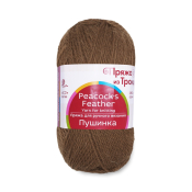 Пушинка (50% Козий пух + 50% шерсть) 50гр. 225м. №0416 св.коричневый