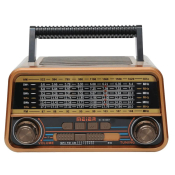 Радиоприёмник MEIER M-1939BT, Bluetooth v5.3, FM/AM/SW, USB, TF, AUX, золото