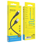 Кабель BOROFONE BX51 Type-C, 1,0м, чёрный