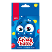 Оп-101 Химические опыты Crazy Balls "Жёлтый, синий и красный шарики"
