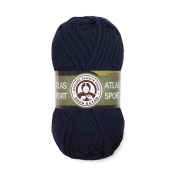 Atlas Sport (100% акрил) 100гр. 65м. №019 Темно синий