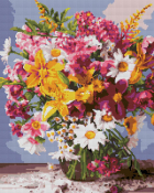 АМ-129 Алмазная мозаика Lori 40х50 "Летний букет"
