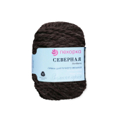 Северная (30% ангора + 30% полутонкая шерсть + 40% высокообъемный акрил) 50гр. 50м №251 коричневый