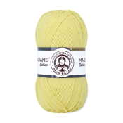Madame Cotton (49% хлопок + 51% акрил) 100гр. 280м. №006 Светло жёлтый