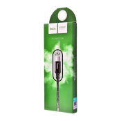 Кабель HOCO X14 MicroUSB, 2,0м, текстильный, черный