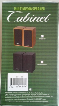 Колонки PERFEO PF-84-WD Cabinet, 2x3W, дерево, бук 2