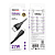 Кабель BOROFONE BX121 Type-C - Lightning, PD27W, 3,0A, 1,0м, чёрный