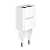 Адаптер BOROFONE BA53A с 2 USB, 2,1A, белый