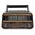 Радиоприёмник MEIER M-1939BT, Bluetooth v5.3, FM/AM/SW, USB, TF, AUX, серый