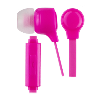 Наушники PERFEO Handy внутриканальные, с микрофоном, розовые 1