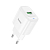 Адаптер HOCO C140A USB, 3,0A , QC 3.0, 18W, белый