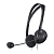 Наушники DEFENDER Aura 102 накладные, с микрофоном, чёрные