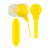 Наушники PERFEO Handy внутриканальные, с микрофоном, жёлтые 1