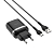 Адаптер HOCO  C12Q USB, 3,0A, 18W, с кабелем Type-C, QC3.0, черный