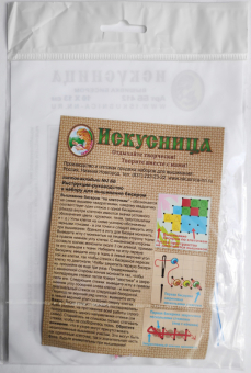 Вышивка на искусственном шелке 