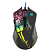 Мышь DEFENDER Sin'Sister GM-933, USB, 7200dpi, игровая, с подсветкой, 6 кнопок, черная + коврик