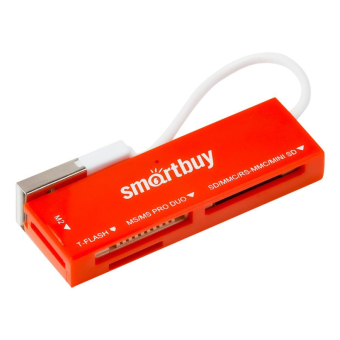 КартРидер SMARTBUY SBR-717-R, универсальный, красный 1