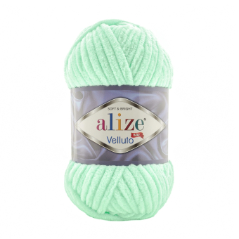 Velluto (100% микрополиэстер) 100г. 68м. №464 мята 1