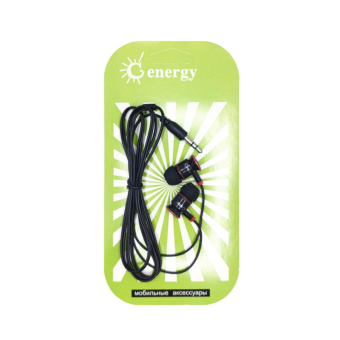 Наушники AUDIO ENERGY ZY-3906 внутриканальные, чёрные 1