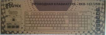 Клавиатура RITMIX RKB-103, USB, черная 2