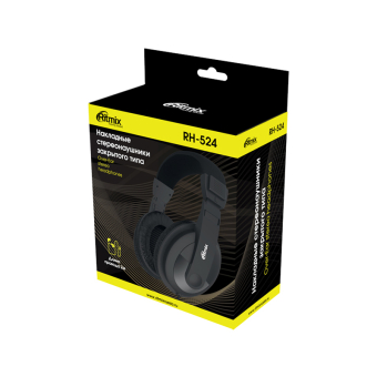 Наушники RITMIX RH-524 полноразмерные, черные 2