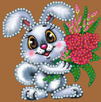 Вышивка на искусственном шелке 