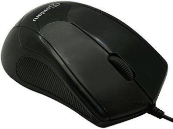 Мышь OXION OMS012BK, USB, чёрная 2