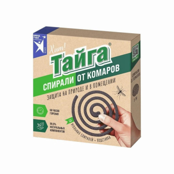Тайга Хит Спирали от комаров (10 шт., без запаха) 1