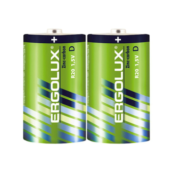 ERGOLUX R20 (плёнка 2шт) уп.12шт 1