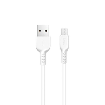Кабель HOCO X20 MicroUSB, 1,0м, белый 1