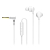 Наушники PERFEO Knob, внутриканальные, с микрофоном, белые