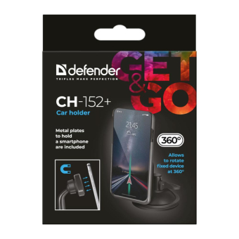 Автомобильный держатель DEFENDER CH-152+, магнит, на панель/стекло 2