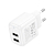 Адаптер HOCO CS51 2 USB, 2,4A, 12W, индикатор, белый