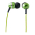 Наушники PERFEO Tangle внутриканальные, зелёные 1 Наушники PERFEO Tangle внутриканальные, зелёные 1