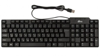 Клавиатура RITMIX RKB-111, USB, черная 1