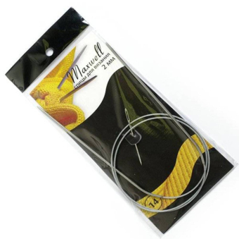 Спицы для вязания круговые на тросиках Maxwell D=2,0мм, 80см