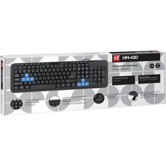 Клавиатура DEFENDER HB-430, USB, мультимедийная, черная 2