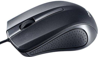 Мышь PERFEO PF-353-OP-B Rainbow, USB, чёрная 1