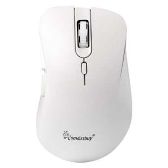 Мышь SMARTBUY SBM-616AG-W, беспроводная, USB, 1600dpi, 6 кнопок, белая 1
