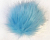 Помпон из искусственного меха (12 см) №46 голубой