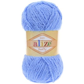 Softy (100% микрополиэстер) 50гр. 115м. №040 голубой 1