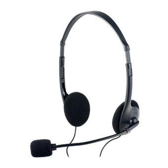 Наушники PERFEO Chat накладные, с микрофоном, черные 1