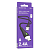Кабель BOROFONE BX100 MicroUSB, 2,4A, в оплетке, с индикацией, 1,0м, чёрный