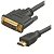 Кабель видео 5BITES HDMI - DVI-D, M-M, 2,0м, DualLink, 25pin, c ферритовыми кольцами (АРС-073-020)