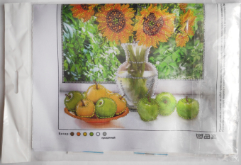 Вышивка на искусственном шелке 