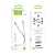 Кабель AUX HOCO UPA19 Jack3,5 - Lightning, M-M, 2х контактный, в оплетке, 1,0м, серебряный