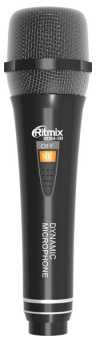 Микрофон RITMIX RDM-131, вокальный, для караоке, 3м, черный 3