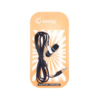 Наушники AUDIO ENERGY ZY-2217 внутриканальные, черные 1